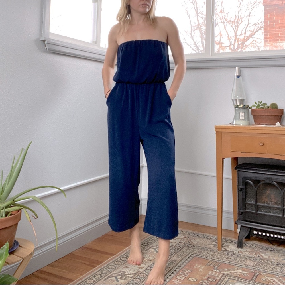 Navy Junpsuit with pockets